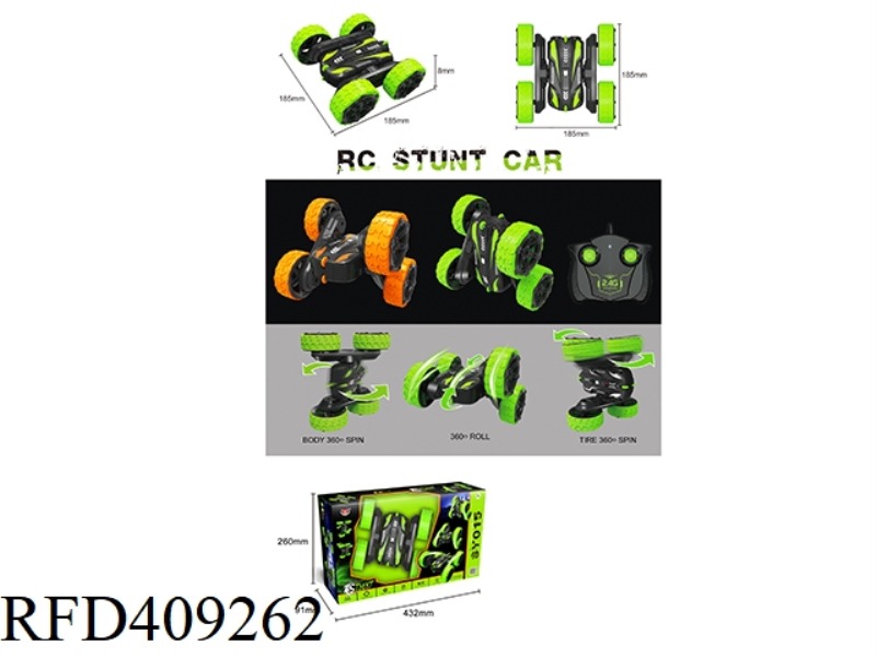 2.4G TORSION ARM STUNT DOUBLE-SIDED VEHICLE (INCLUDE)