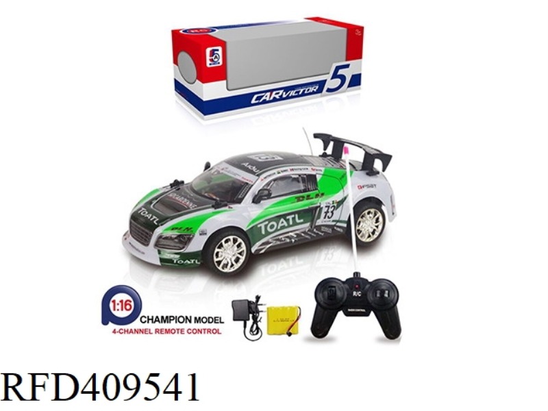 1:16PVC CAR SHELL FOUR-WAY REMOTE CONTROL CAR (INCLUDE)