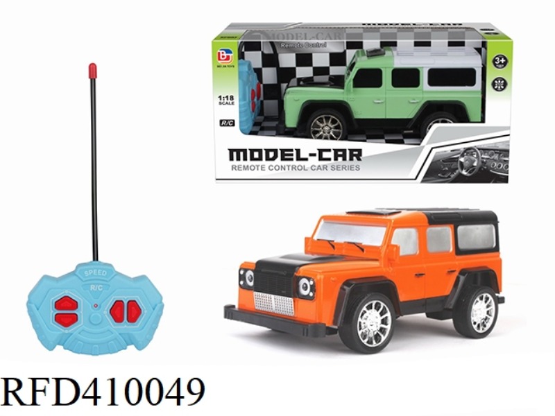 1:18 FOUR-CHANNEL OFF-ROAD REMOTE CONTROL CAR LAND ROVER DEFENDER (NOT INCLUDE)