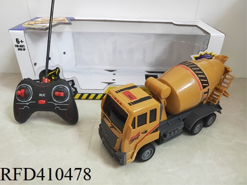 1:24 FOUR-CHANNEL REMOTE CONTROL MIXER TRUCK