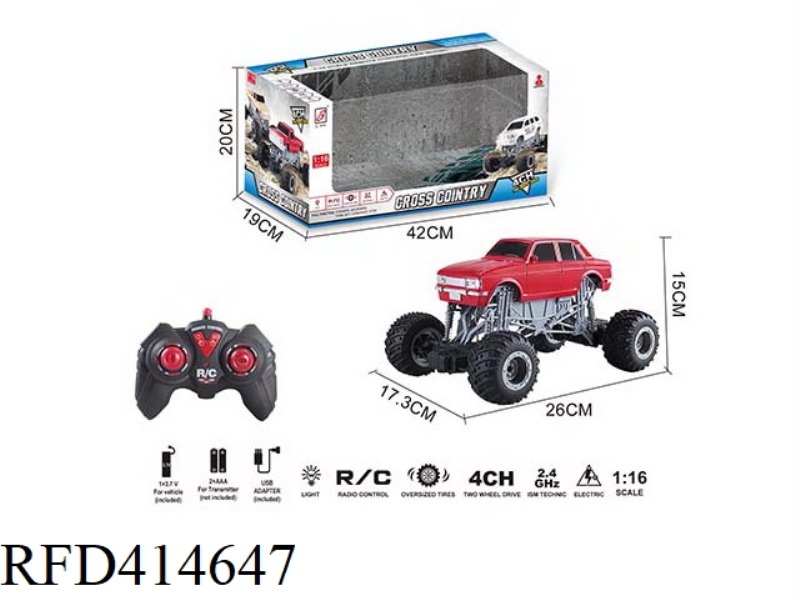 CLIMBING CAR WITH LIGHTS