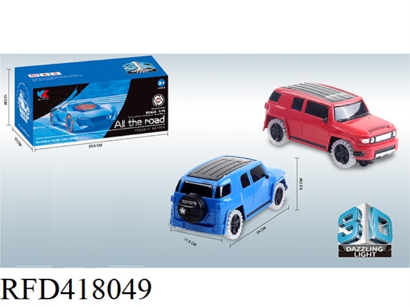 ELECTRIC UNIVERSAL 3D LIGHT + WHEEL COLOR LIGHT TOYOTA OFF-ROAD SIMULATION