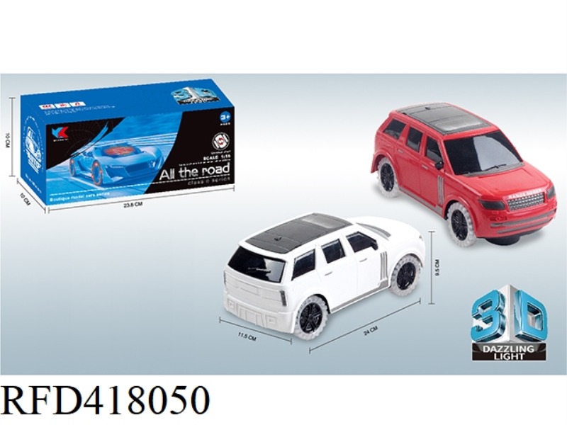 ELECTRIC UNIVERSAL 3D LIGHT + WHEEL COLOR LIGHT LAND ROVER OFF-ROAD SIMULATION