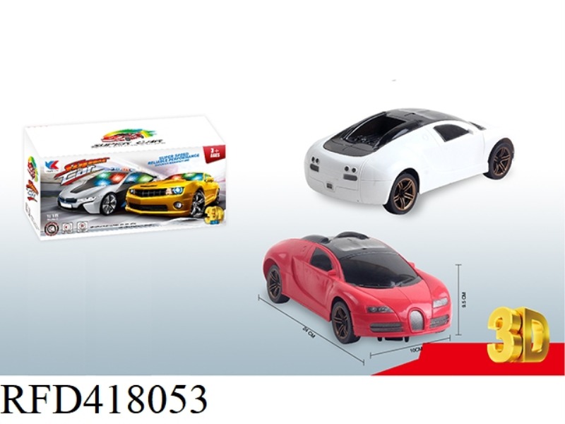 1:18 ELECTRIC UNIVERSAL BUGATTI 3D LIGHT AND MUSIC SIMULATION CAR