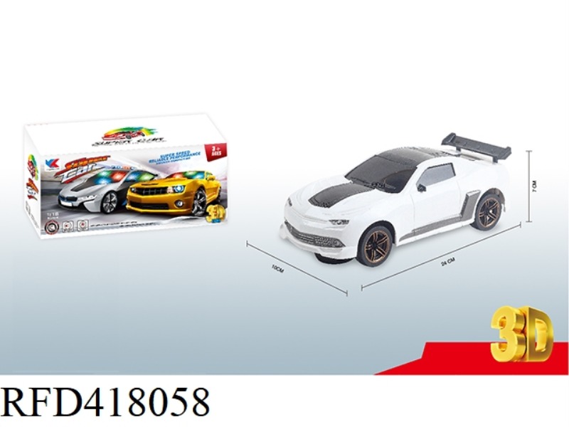1:18 ELECTRIC UNIVERSAL BUMBLEBEE 3D LIGHT AND MUSIC SIMULATION CAR