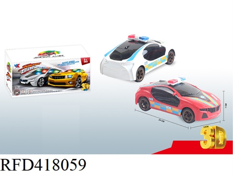 1:18 ELECTRIC UNIVERSAL BMW 3D LIGHT MUSIC POLICE CAR