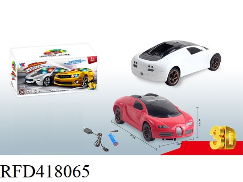 1:18 ELECTRIC UNIVERSAL BUGATTI 3D LIGHT AND MUSIC SIMULATION CAR