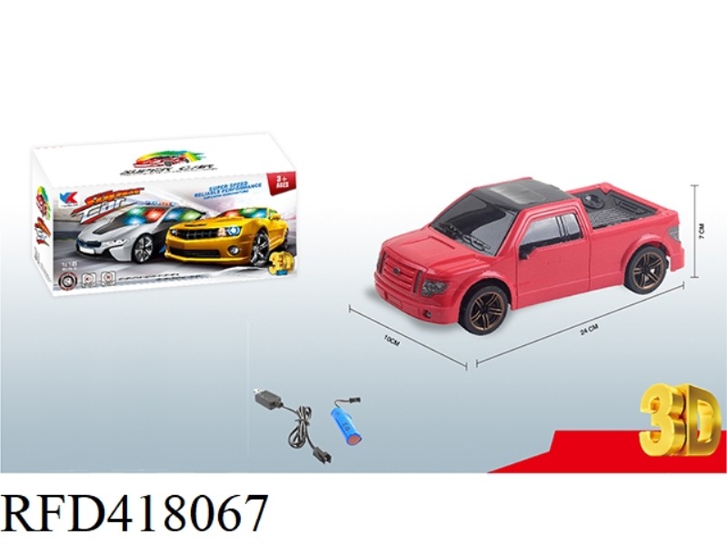 1:18 ELECTRIC UNIVERSAL HEAD 3D LIGHT AND MUSIC SIMULATION CAR