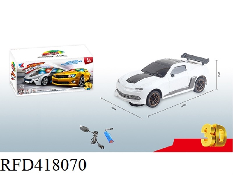 1:18 ELECTRIC UNIVERSAL BUMBLEBEE 3D LIGHT AND MUSIC SIMULATION CAR