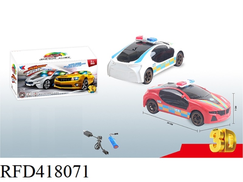 1:18 ELECTRIC UNIVERSAL BMW 3D LIGHT MUSIC POLICE CAR