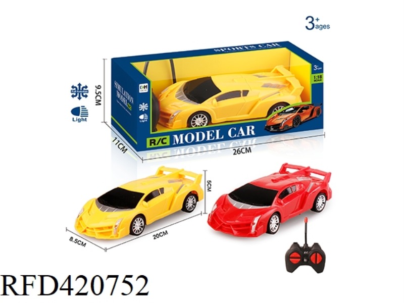 1:18 FOUR-CHANNEL REMOTE CONTROL CAR VENOM LAMBORGHINI