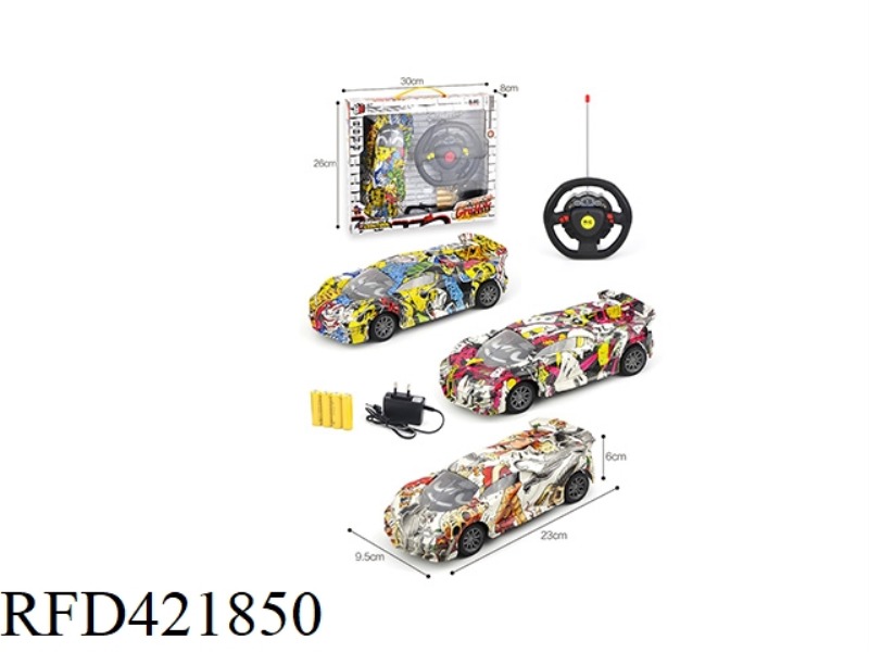 R/C 4-CH CAR WITH LIGHT