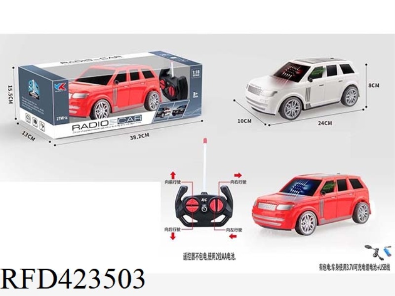 LAND ROVER OFF-ROAD 1:16 FOUR-CHANNEL REMOTE CONTROL SIMULATION CAR WITH 3D LIGHTS
