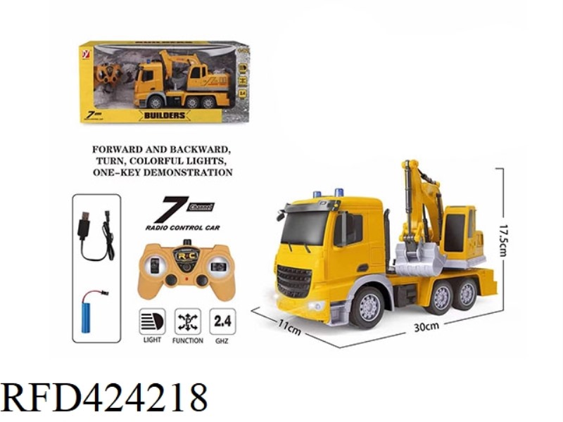 7-WAY REMOTE CONTROL EXCAVATOR