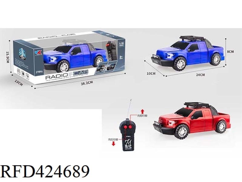F150 FORD RAPTOR 1:16 TWO-WAY REMOTE CONTROL SIMULATION CAR WITHOUT LIGHT AND MUSIC