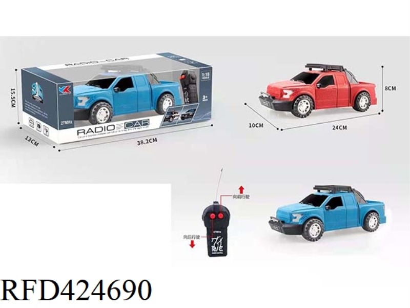 F150 FORD RAPTOR 1:16 TWO-WAY CRACK REMOTE CONTROL SIMULATION CAR WITHOUT LIGHT AND MUSIC