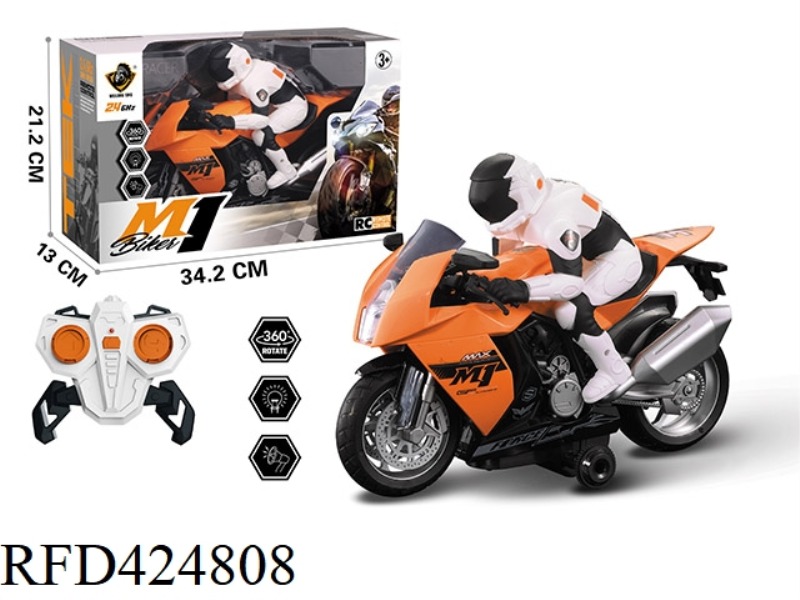 2.4G REMOTE CONTROL ROTATING MOTORCYCLE (NOT INCLUDE)