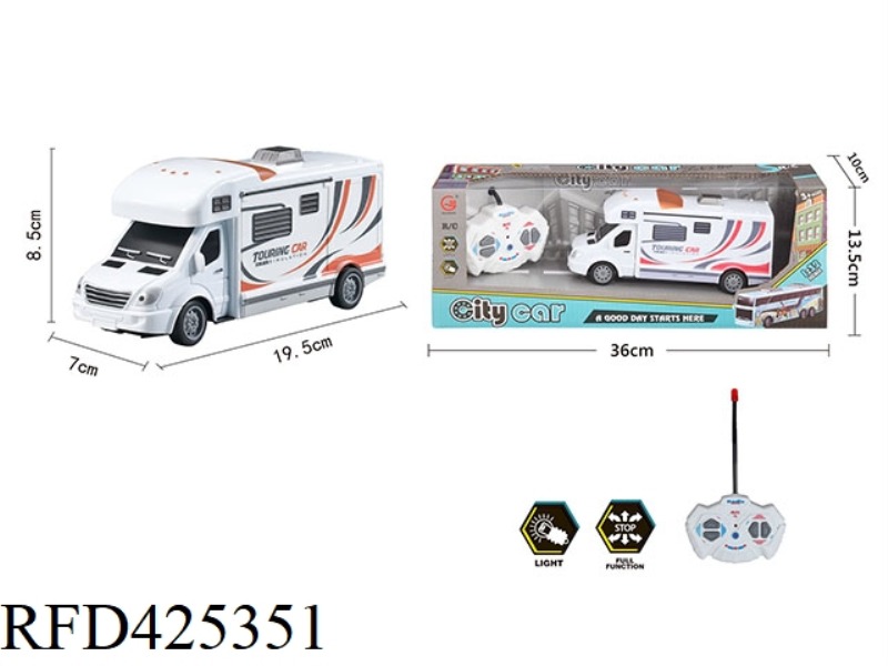 1:32 FOUR-WAY LIGHTING REMOTE CONTROL SIMULATION THEME RV (NOT INCLUDING ELECTRICITY)