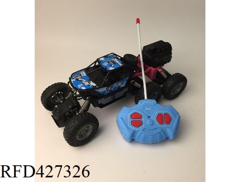 1:16 ENGLISH FOUR-CHANNEL 6-WHEEL SIMULATION CLIMBING CAR SKELETON (NOT INCLUDE)