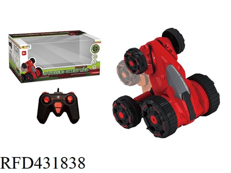SIX WHEEL DRIVE STUNT REMOTE CONTROL CAR