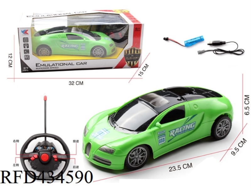 1: 18 BUGATTI RACING CAR WITH 3D LIGHT