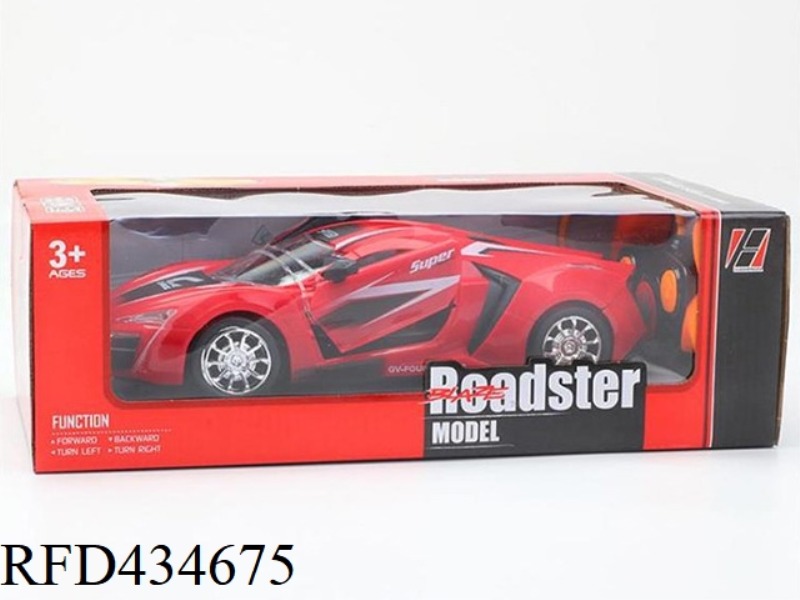 FOUR CHANNEL POWER SENSING DIRECTION REMOTE CONTROL VEHICLE