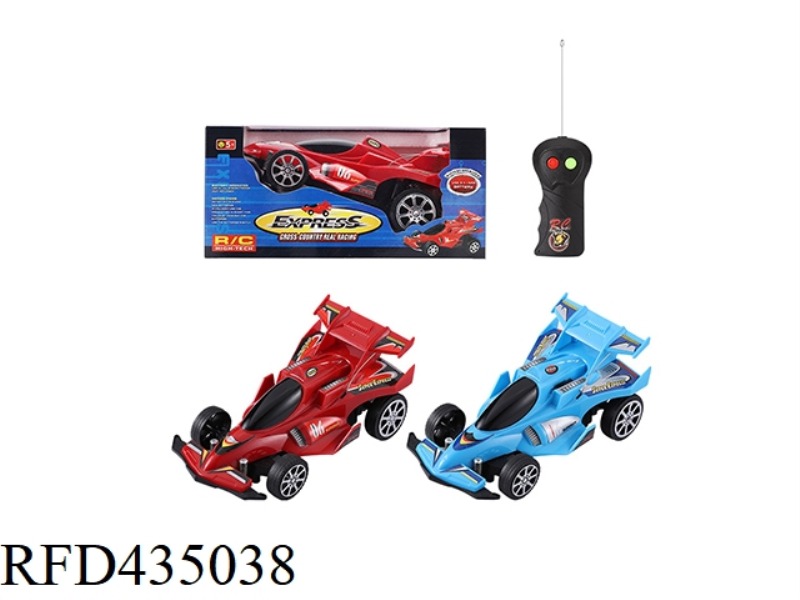 TWO-CHANNEL REMOTE CONTROL CAR 1:24 (RED, BLUE)