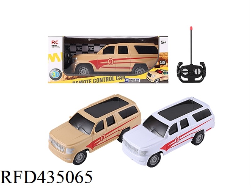 FOUR-CHANNEL REMOTE CONTROL CAR 3D LIGHT 1:20