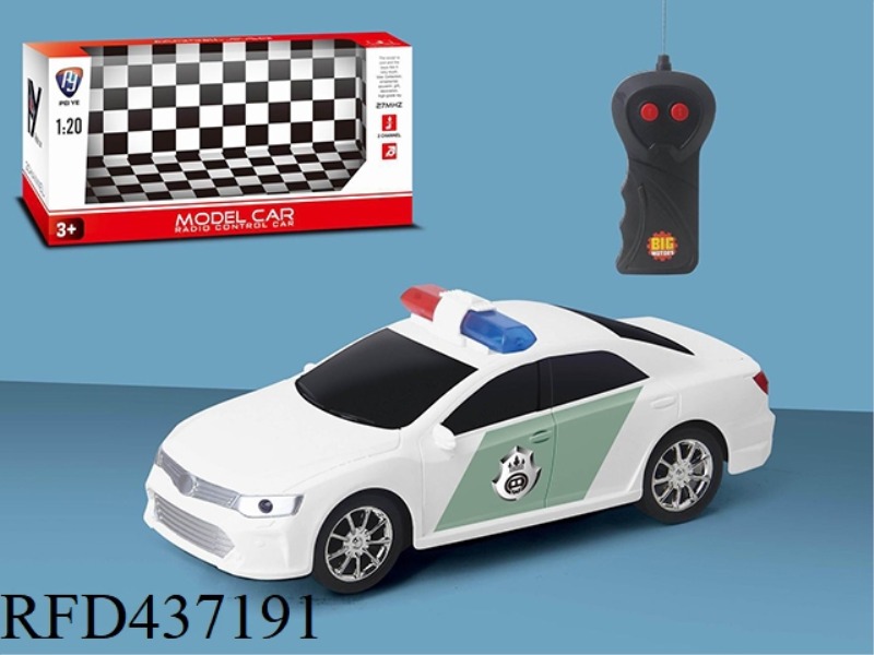 1: 20 TWO-CHANNEL CAMRY REMOTE CONTROL POLICE CAR