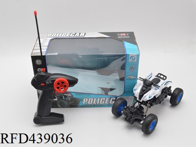 1:18 FOUR-CHANNEL POLICE CAR WITH LIGHTS