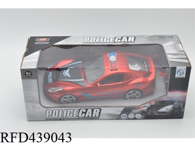 1:16 FOUR-CHANNEL POLICE CAR WITH LIGHTS