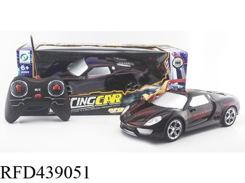 1:16 FOUR-CHANNEL 918 RACING CAR WITH LIGHTS (NOT INCLUDED)
