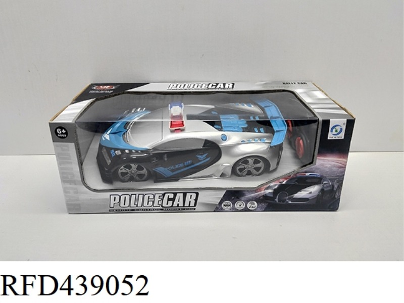 1:18 FOUR-CHANNEL POLICE CAR WITH LIGHTS