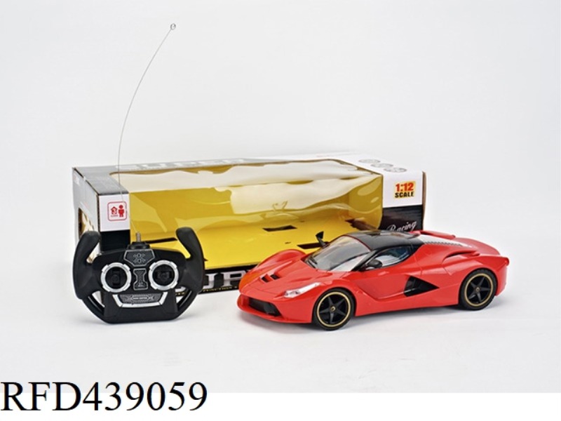 1:12 FOUR-CHANNEL REMOTE CONTROL CAR WITH LIGHT