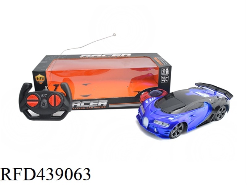 1:18 FOUR-CHANNEL REMOTE CONTROL CAR