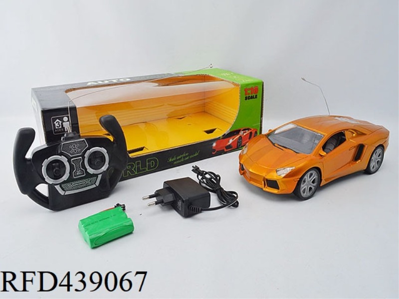 1:16 FOUR-CHANNEL SIMULATION REMOTE CONTROL CAR PADDLE WHEEL WITH LIGHT PACKAGE ELECTRICITY AND CHAR
