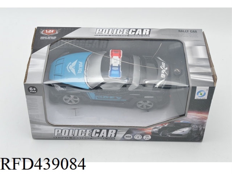 1:24 ROUND TAIL FOUR-CHANNEL POLICE CAR