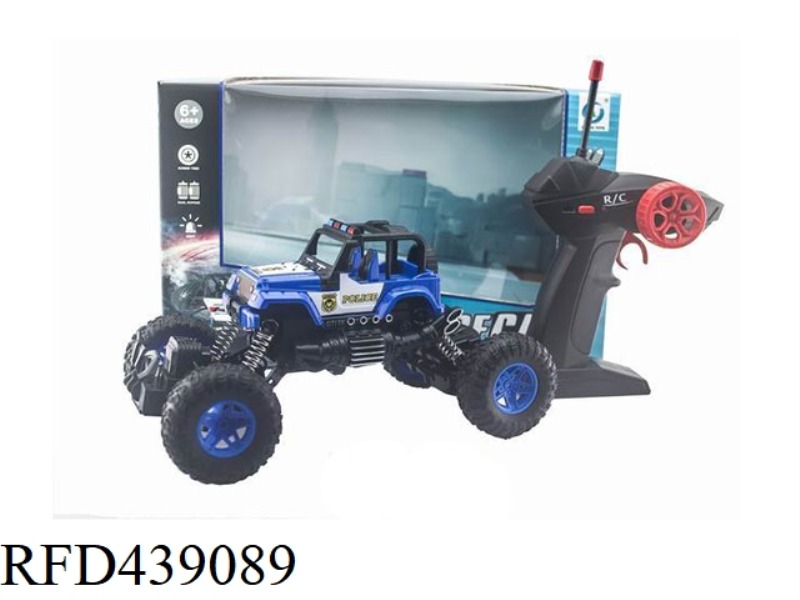 1:18 JEEP CLIMBING CAR WITH LIGHTS (NOT INCLUDED)