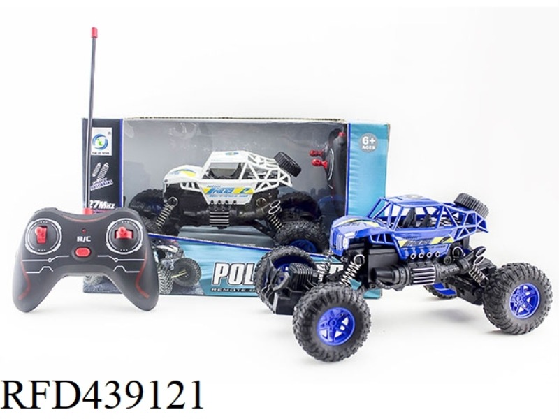 1:18 POLICE CAR OFF-ROAD CLIMBING CAR WITH LIGHTS