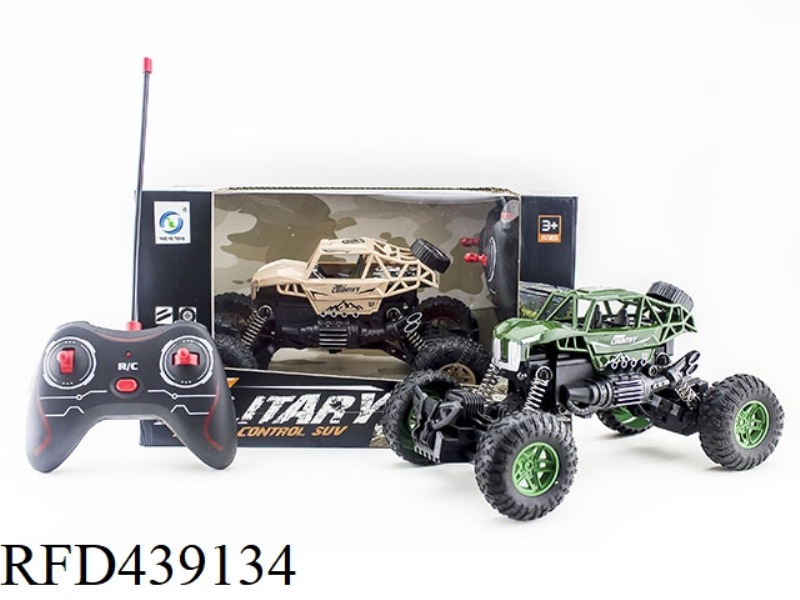 1:18 MILITARY OFF-ROAD CLIMBING CAR WITH LIGHTS