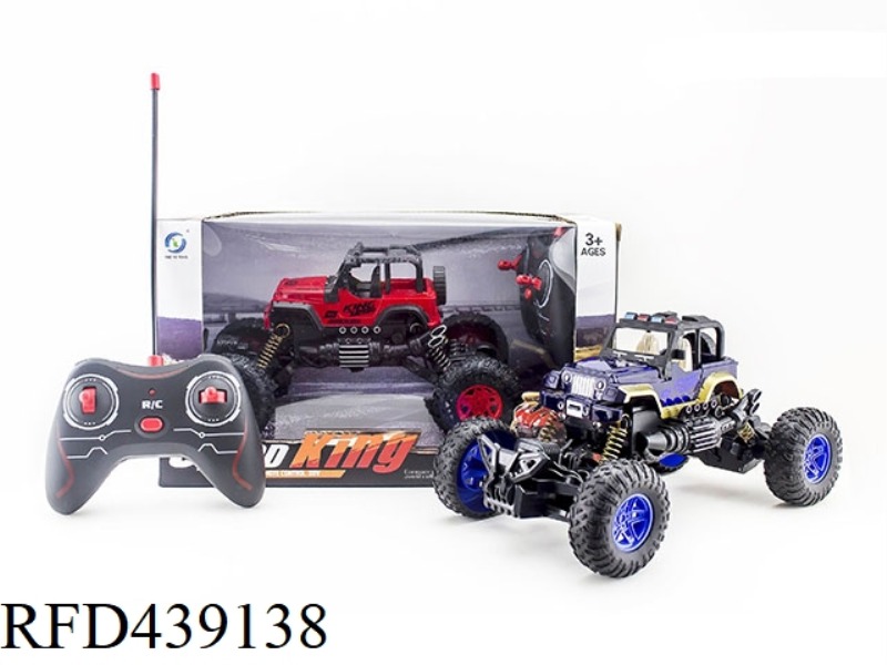 1:18 SIMULATION JEEP CLIMBING CAR WITH LIGHTS