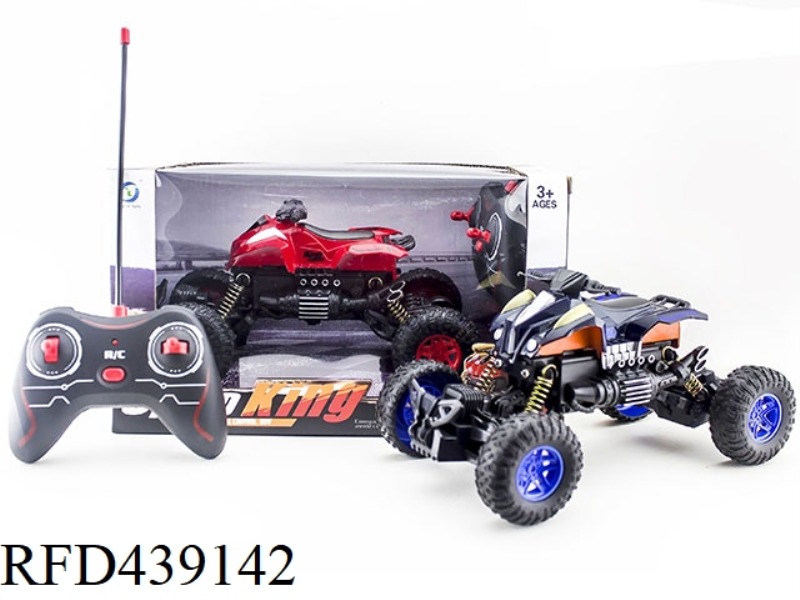 1:18 SIMULATION MOTORCYCLE CLIMBING CAR WITH LIGHTS