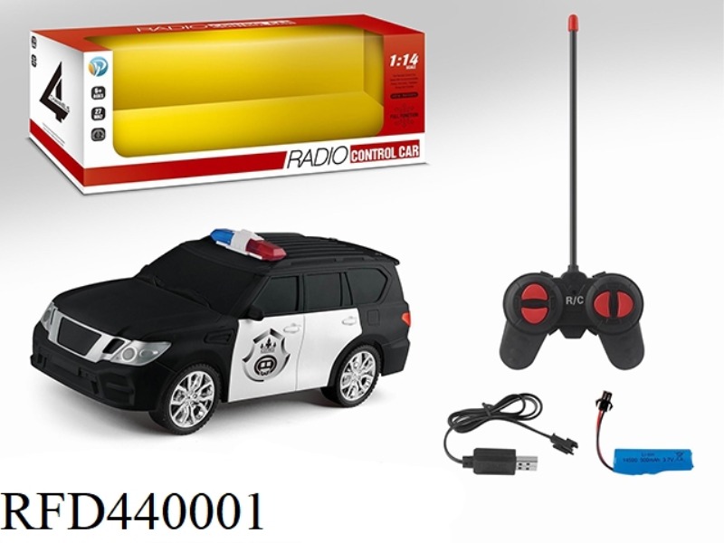 1:14 NISSAN PATROL FOUR-WAY REMOTE CONTROL POLICE CAR