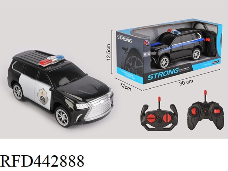 1: 18 LEXUS FOUR-CHANNEL REMOTE CONTROL POLICE CAR