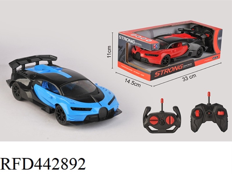 1: 14 BUGATTI FOUR-CHANNEL REMOTE CONTROL VEHICLE