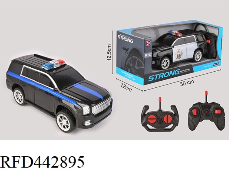 1: 18GMC FOUR-CHANNEL REMOTE CONTROL POLICE VEHICLE