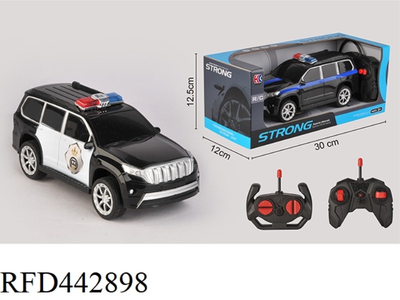 1: 18 DOPURA FOUR-CHANNEL REMOTE CONTROL POLICE CAR