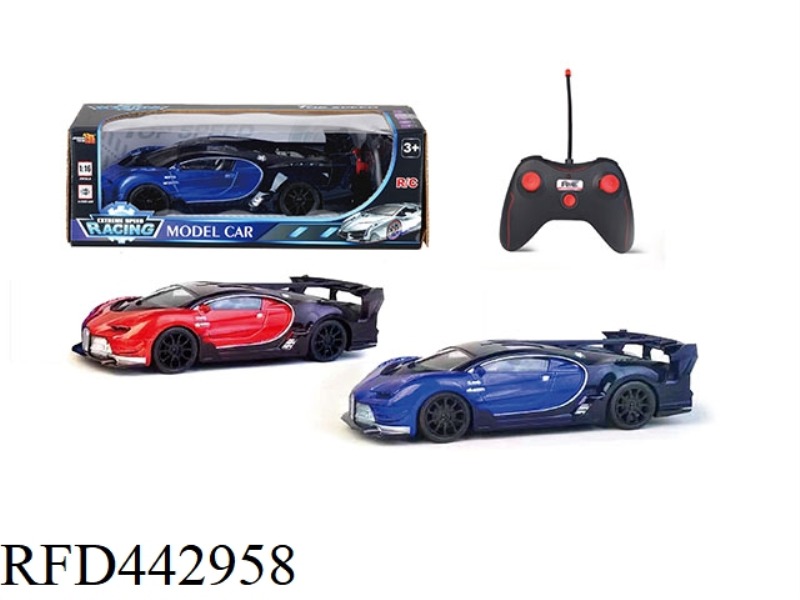 1: 16 CROSS BUGATTI GT OPEN WINDOW REMOTE CONTROL CAR WITH LIGHT