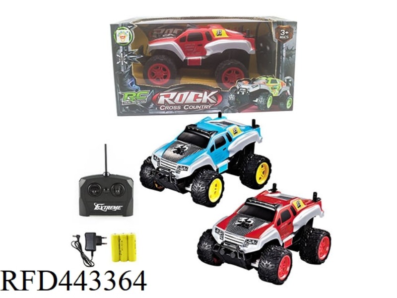 4-WAY MOUNTAIN OFF-ROAD VEHICLE (PVC SHELL, INCLUDING ELECTRICITY, RED AND BLUE)