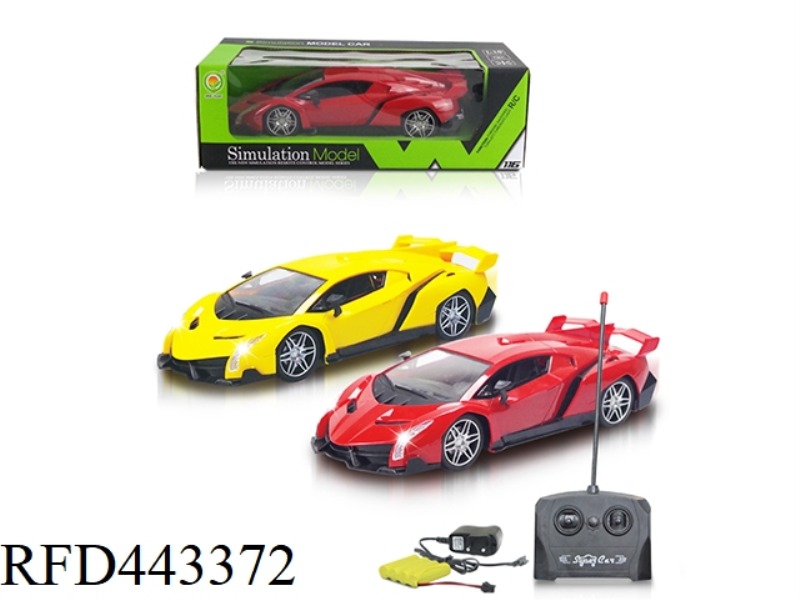 1: 16 LAMBORGHINI FOUR-WAY REMOTE CONTROL VEHICLE (INCLUDE)